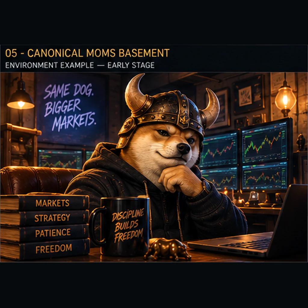 Canonical FLOKI STREET Mom's Basement Founder reference